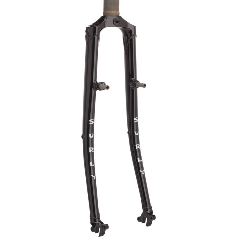 Long Haul Trucker Fork 26″ 400mm w/ Logo Crown Blacktacular