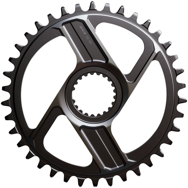 XTR SM-CRM96 1x Direct Mount Chainring – 38t  Direct Mount For 12-Speed HG+ Chain Fits M9200 M9220 Crank Dark Gray