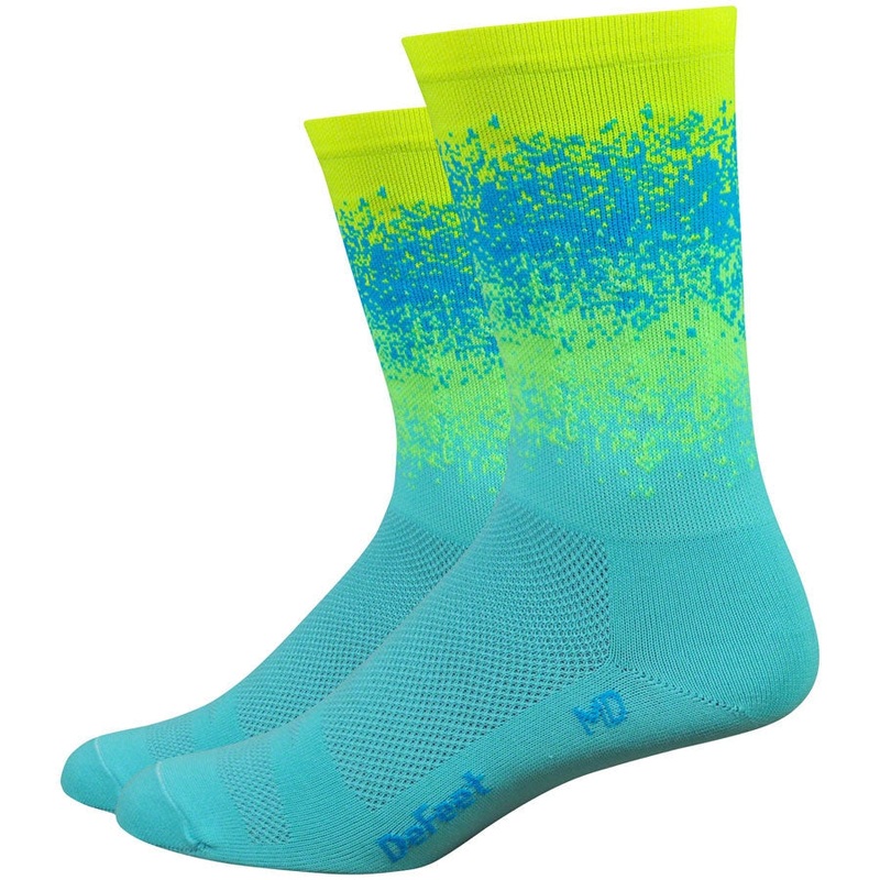 Aireator Barnstormer Ombre Bike Socks – Mint Blue Mint Blue Small