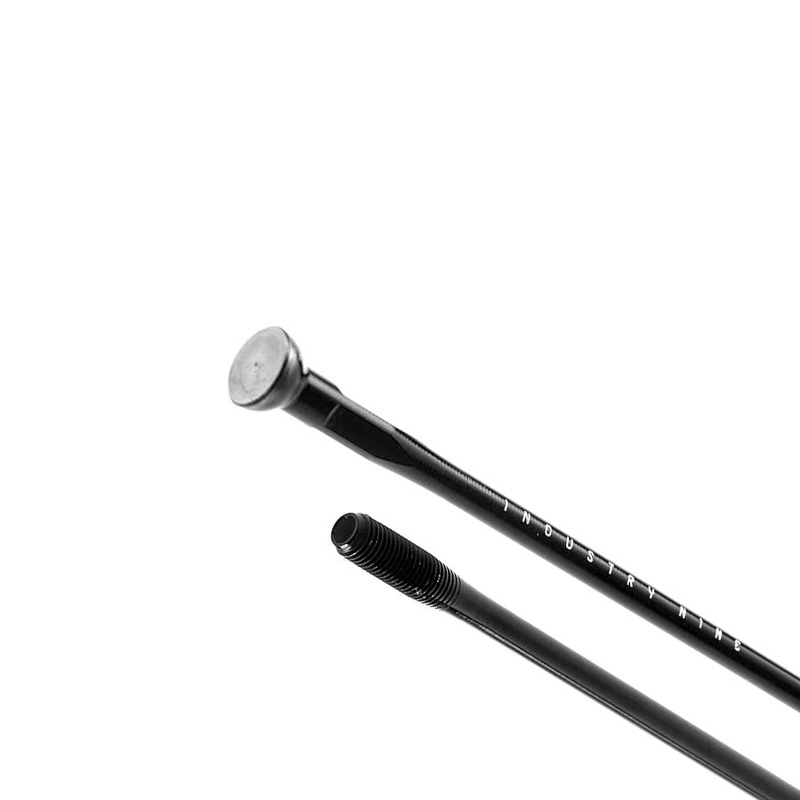 I9 Aluminum Black Spokes  0.114-0.106 Length: 268