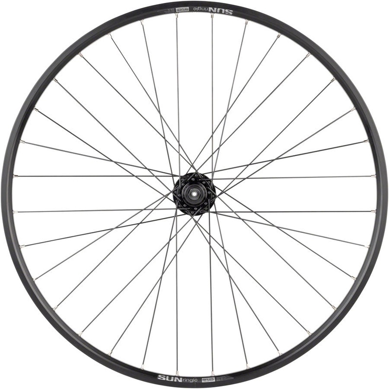 Value Double Wall Series Disc Front Wheel – 27.5″ QR x 100mm 6-Bolt/Rim BLK