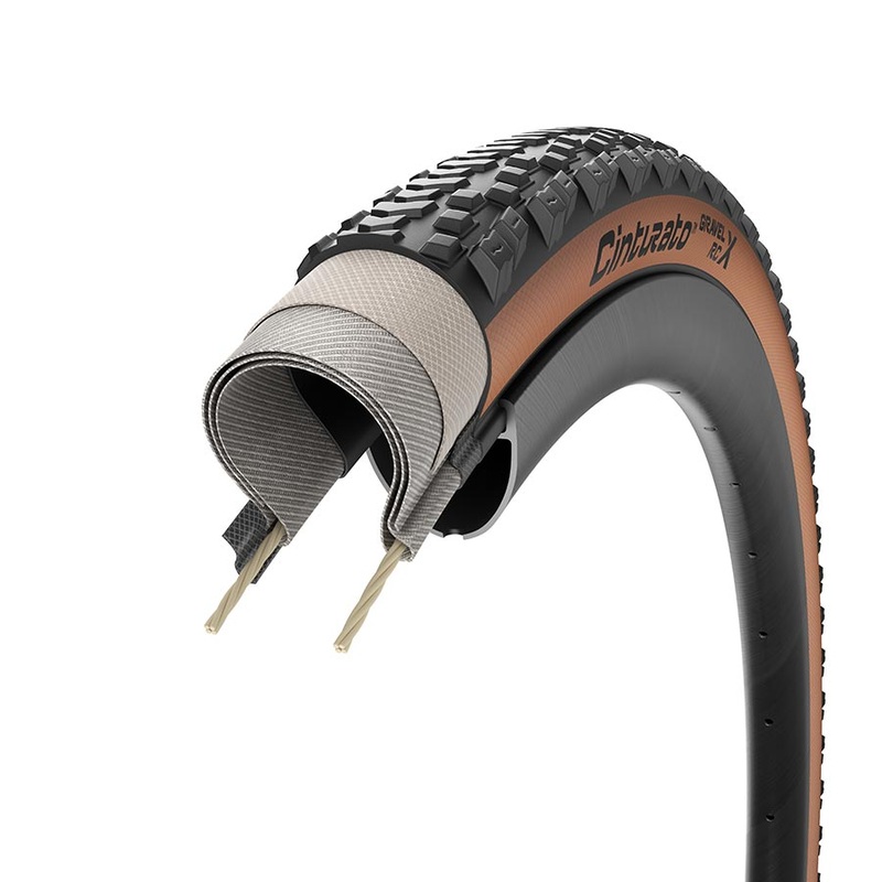 Cinturato Gravel RCX TLR Tire – 700 x 40 Tubeless Folding Tan 700 x 40c
