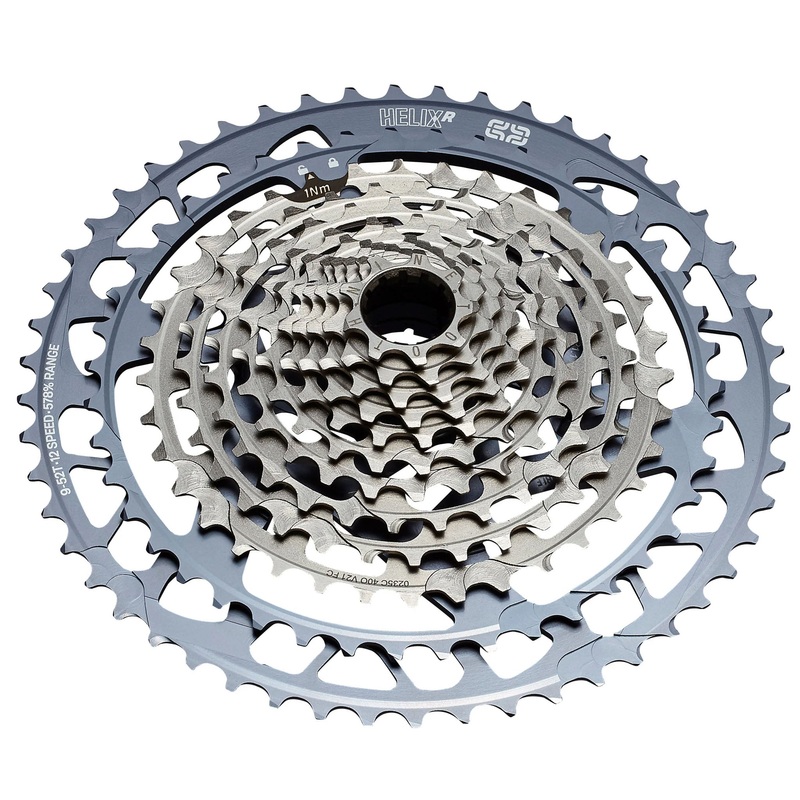 Helix Race Cassette – 12-Speed 9-52t Gray