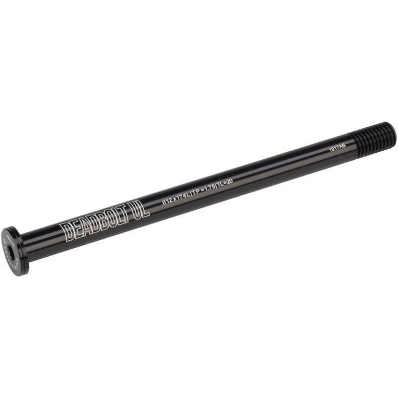 Deadbolt Ultralight Thru-Axle Rear 12mm Axle Diameter 174mm Length 1.75 Thread Pitch 20mm Thread Length