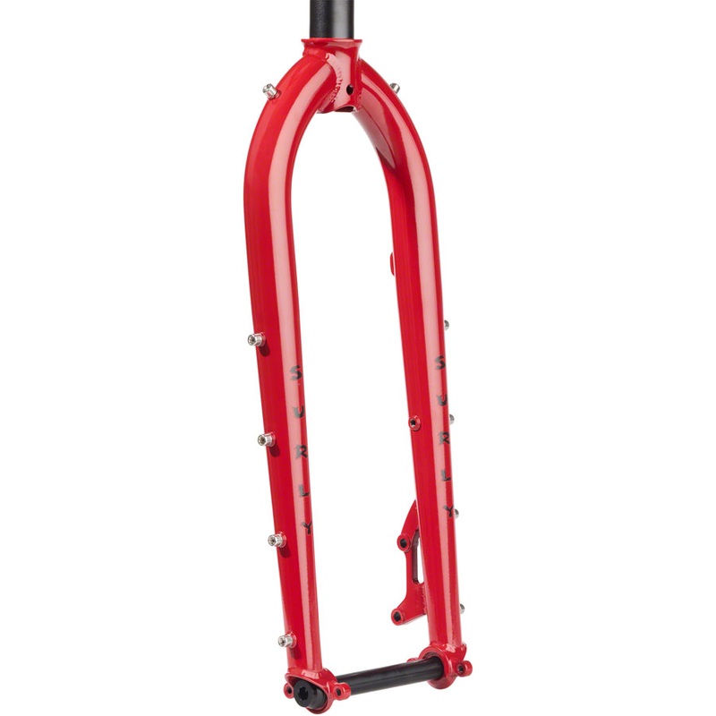 Dinner Fork Assembly – 420mm 27.5″ 15x110mm Thru-Axle 1-1/8″ Straight Steerer Pile of Bricks Red