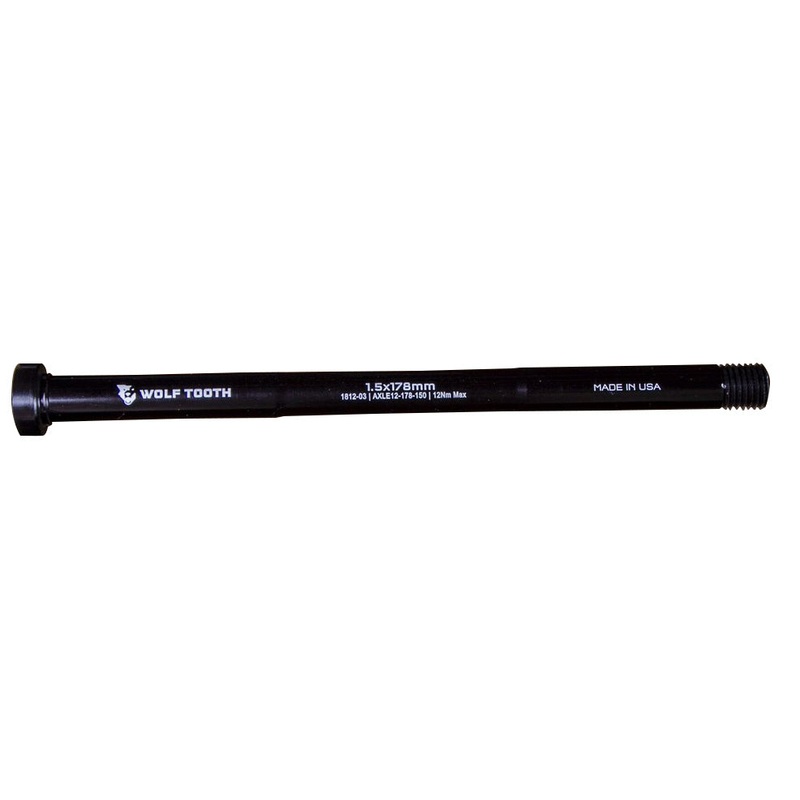 Rear Thru Axle – M12 1.5 x 178mm Black