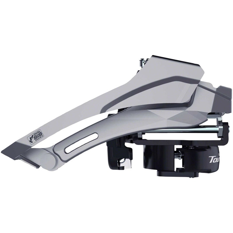 Tourney FD-TY606-L Front Derailleur – 6/7/8-Speed Double Top Swing Dual Pull 31.8/34.9mm 63-68 Chainstay Angle 16t Cap.