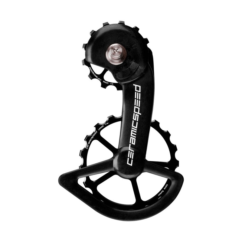 OSPW Pulley Wheel System Shimano 9100/9150 8000 SS/8050 SS – Alloy Pulley Carbon Cage BLK