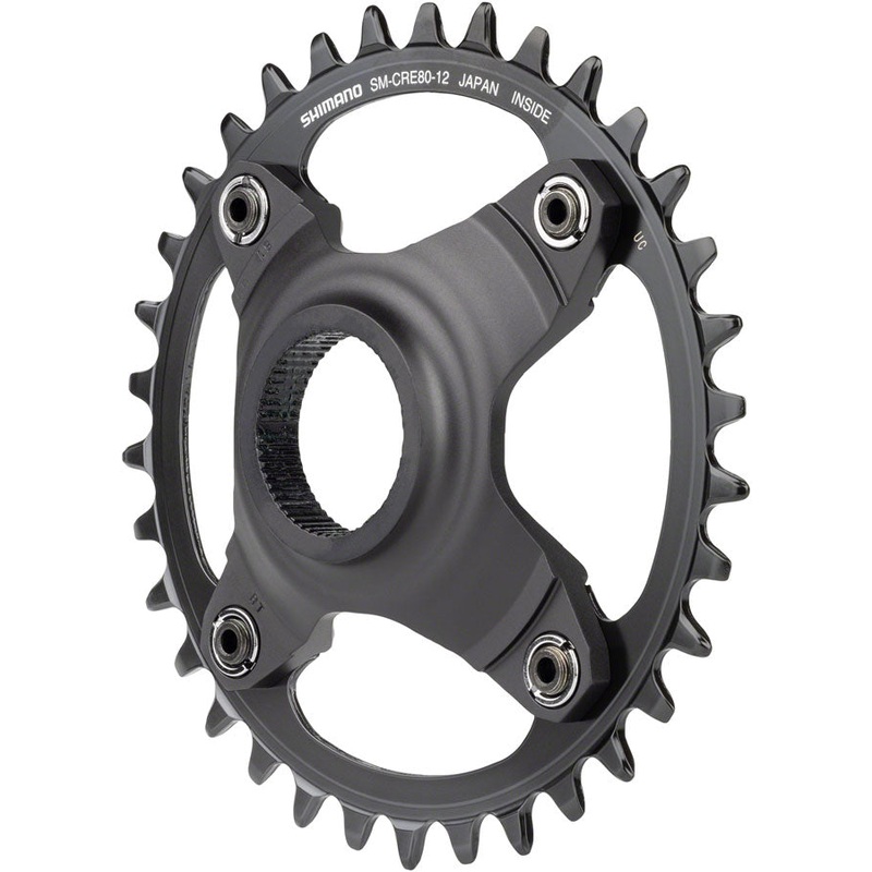 STEPS SM-CRE80-12-B Chainring – 34T Without Chainguard 55mm Chainline BLK