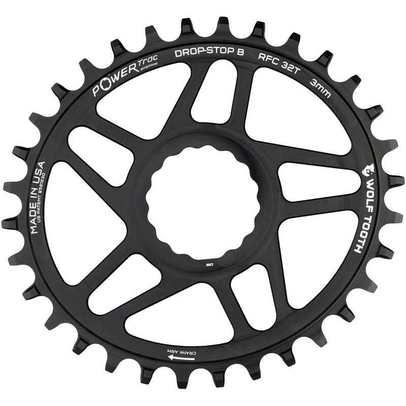 Elliptical Direct Mount Chainring – 32t RaceFace/Easton CINCH Direct Mount Drop-Stop B For Boost Cranks 3mm Offset BLK