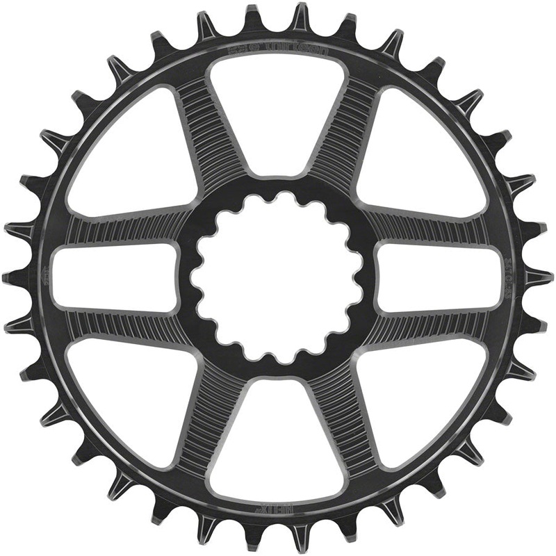 Helix R Chainring – 34t 11/12-Speed 52/55mm Flip Flop CL 3.5mm Offset DM BLK