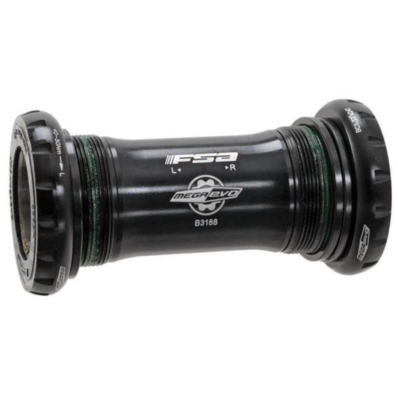 MegaEvo Steel Mountain Bottom Bracket 392EVO cranks 68/73mm English Threading