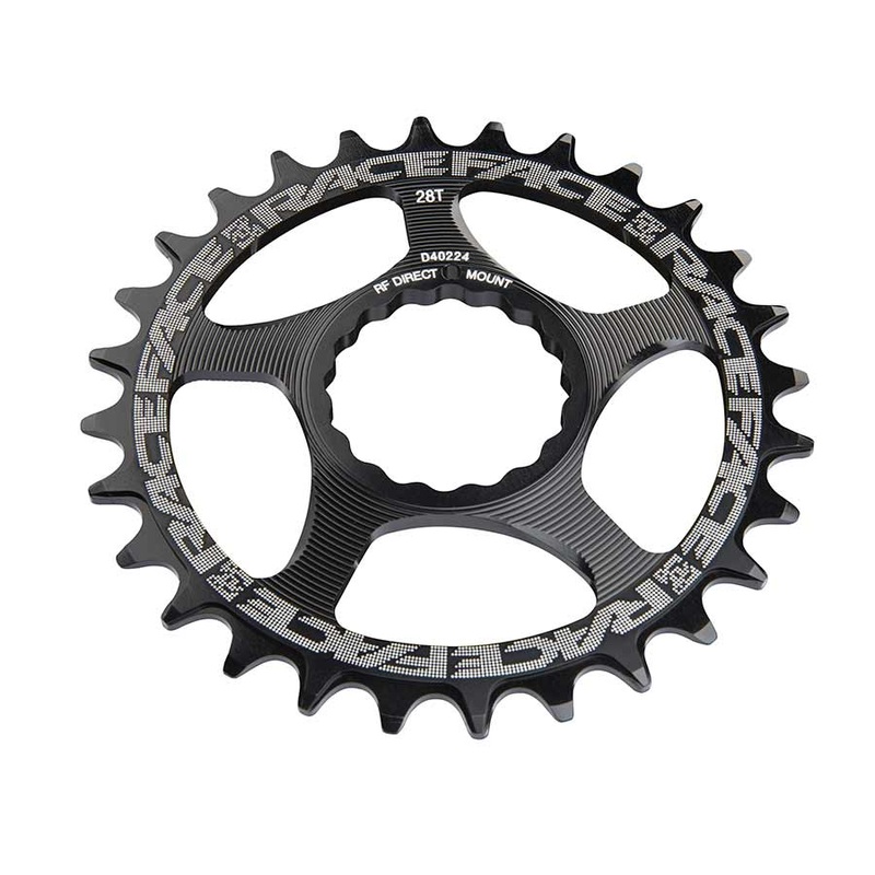 Narrow Wide Chainring: Direct Mount CINCH 28t Black