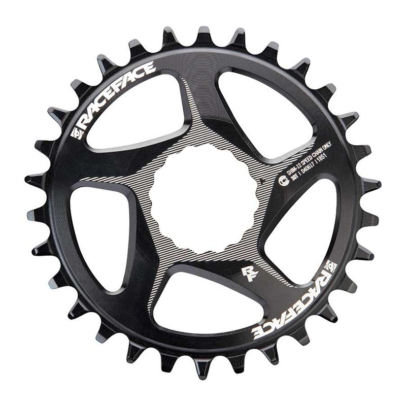 Narrow Wide Direct Mount CINCH Aluminum Chainring – Shimano 12-Speed requires Hyperglide+ compatible chain 30t BLK