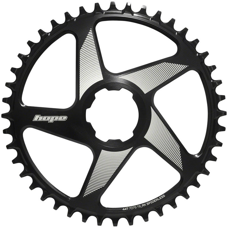 RX Spiderless Chainring – 44t  Direct Mount Black