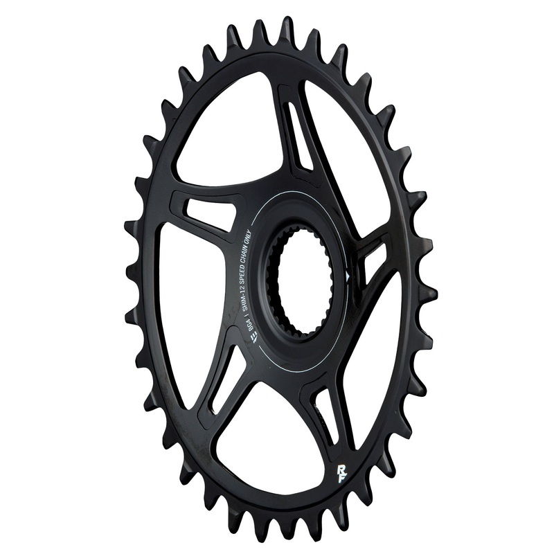 Bosch G4 Direct Mount Hyperglide+ eMTB Chainring 55mm Chainline – 36t Steel Requires Shimano 12-speed HG+ Chain BLK