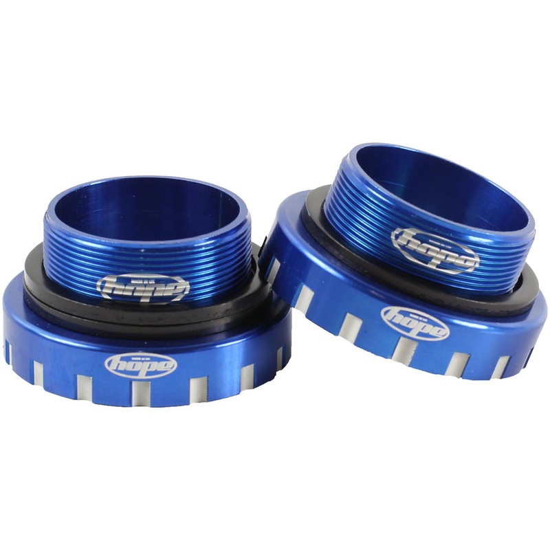 BSA30 Threaded Bottom Bracket – 68/73/83/100/120mm For 30mm Spindle Stainless Blue
