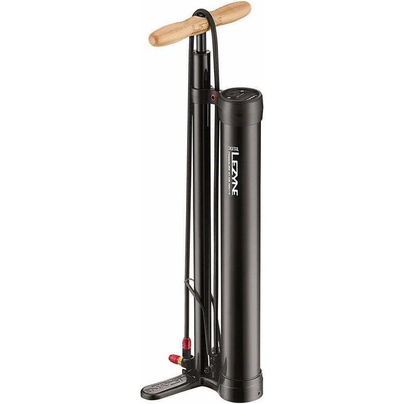 Digital Pressure Over Drive: ABS-1 Chuck Bike Floor Pump