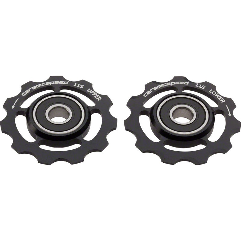 Pulley Wheels for Shimano 11-speed – 11 Tooth Alloy Black
