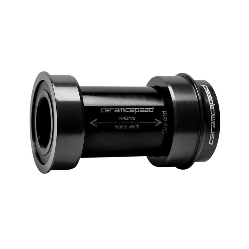 BBright Bottom Bracket – 24mm Spindle Coated Races Black
