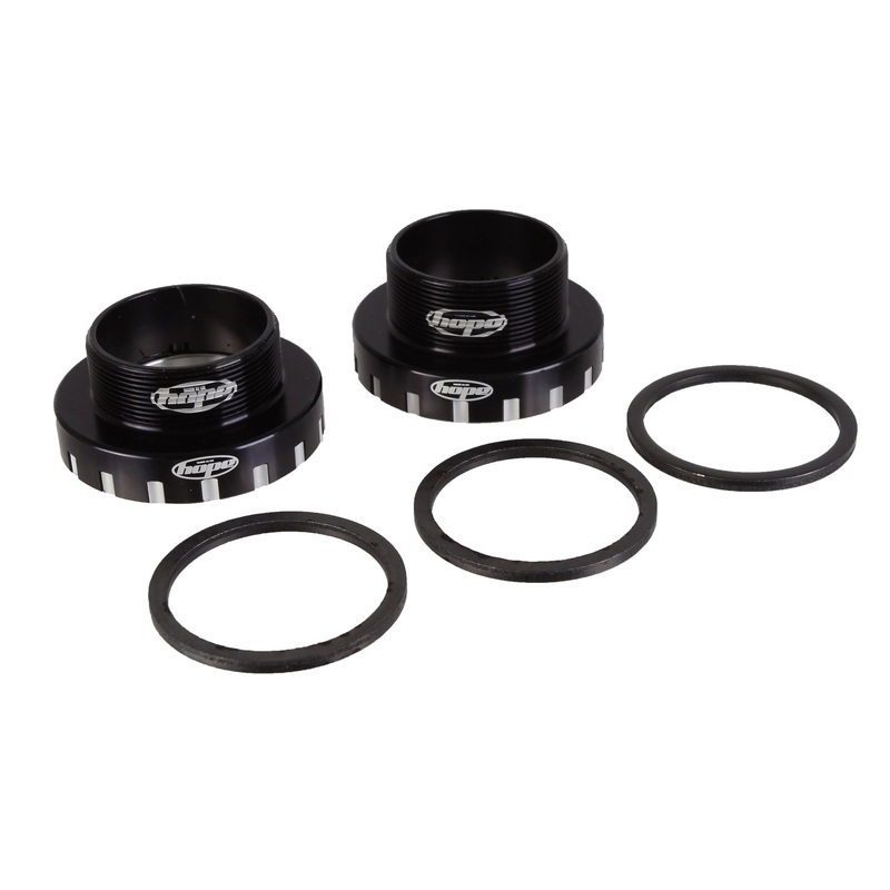 BSA30 Threaded Bottom Bracket – 68/73/83/100/120mm For 30mm Spindle Stainless BLK