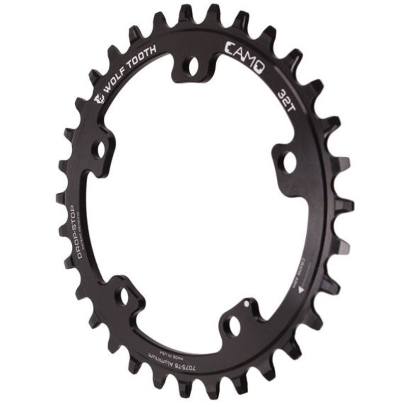 CAMO Aluminum Chainring – 30t  CAMO Mount Drop-Stop B BLK