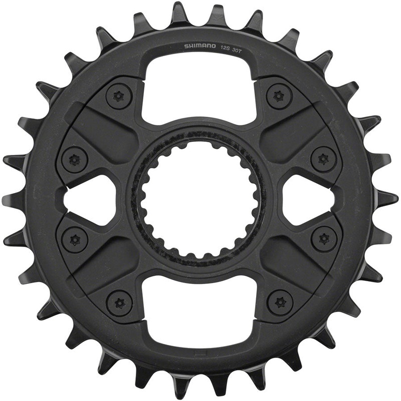 Deore FC-M6100-1 Direct Mount Chainring – 30t 12-Speed Black
