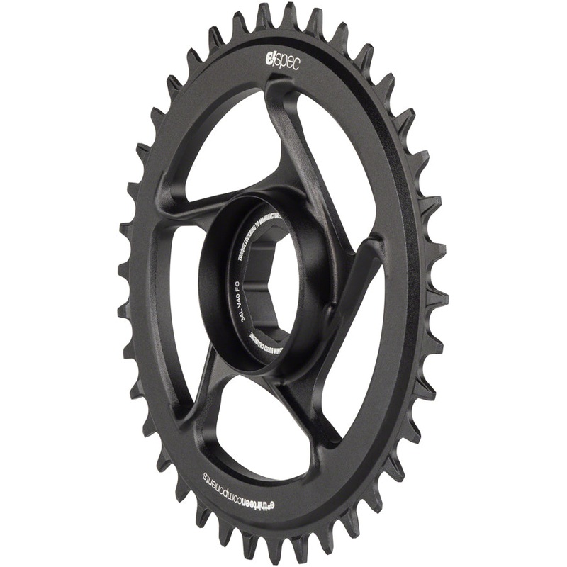 e*spec Aluminum Direct Mount Chainring 38t for Brose S Mag Black