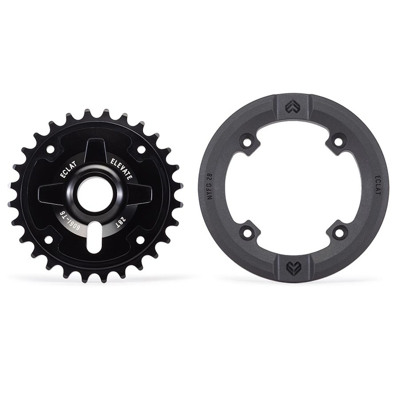 Elevate Guard Chainring Teeth: 28 6061-T6 Aluminum Black