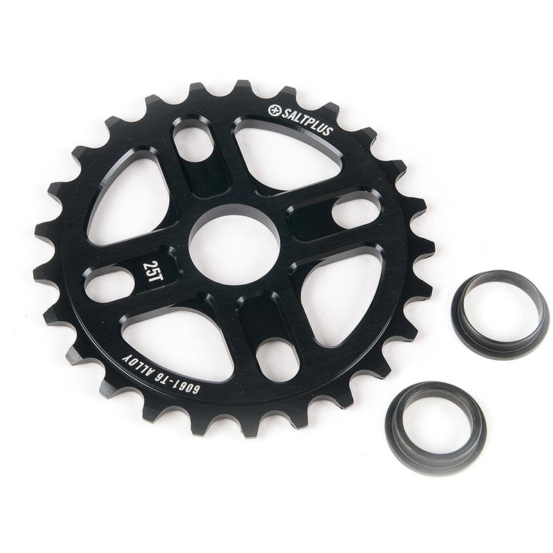 Plus Manta Chainring Teeth: 28 6061-T6 Aluminum Black