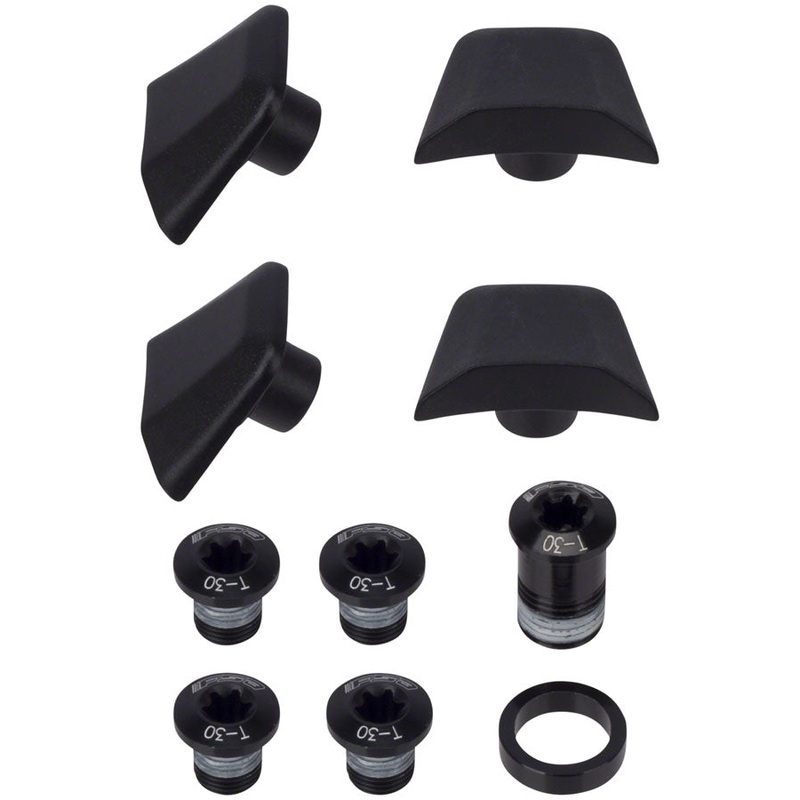 SL-K ABS Chainring Bolt Kit – Black 10-Piece Kit