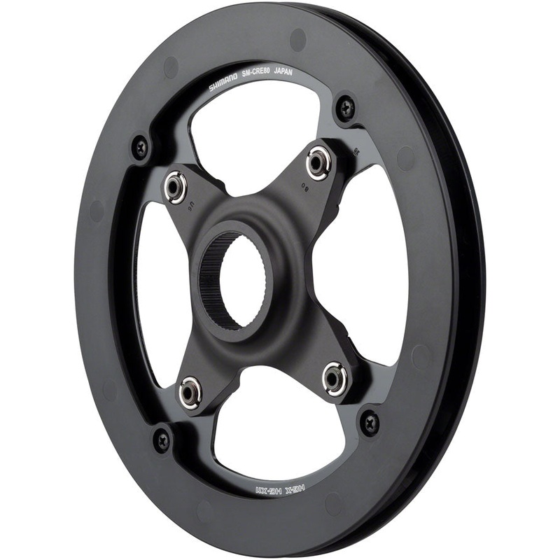 STEPS SM-CRE80 Chainring with Double Chainguide 50mm Chainline 44t