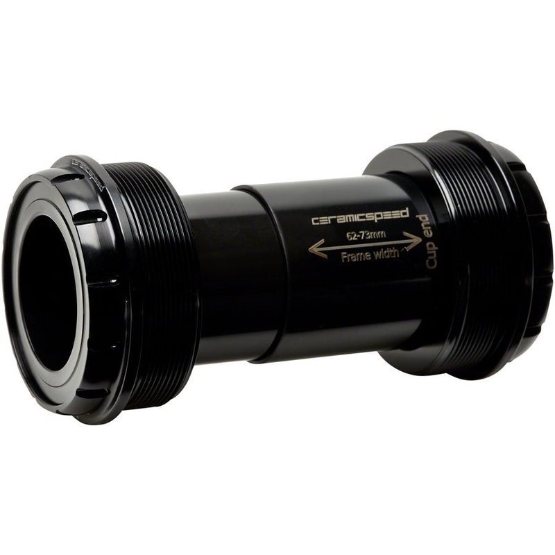 T47/73 Bottom Bracket – 30mm Spindle Coated Races Black