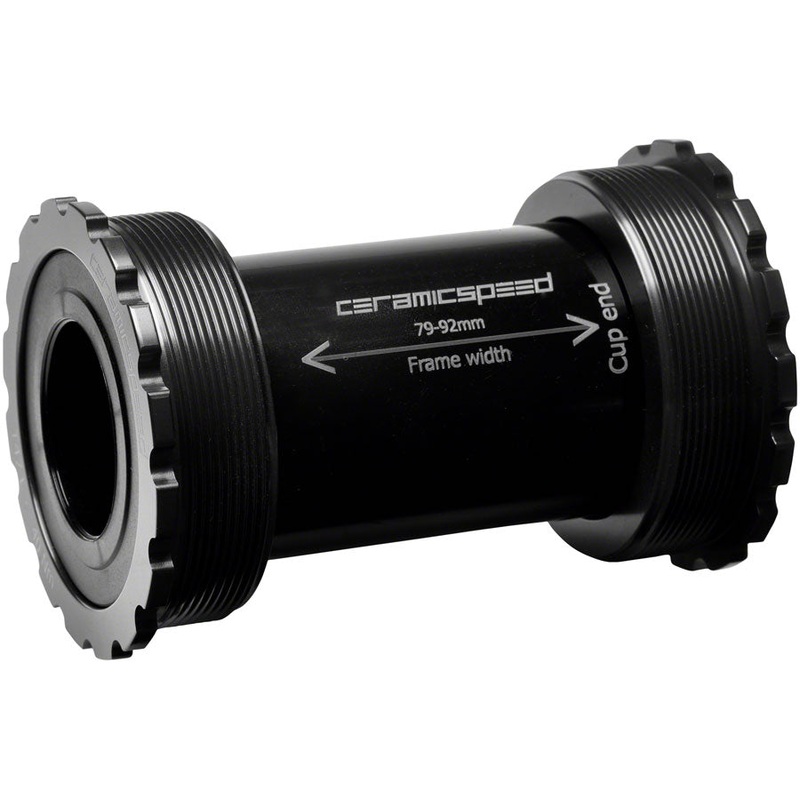 T47/86 Bottom Bracket – SRAM DUB Road Coated Races Black