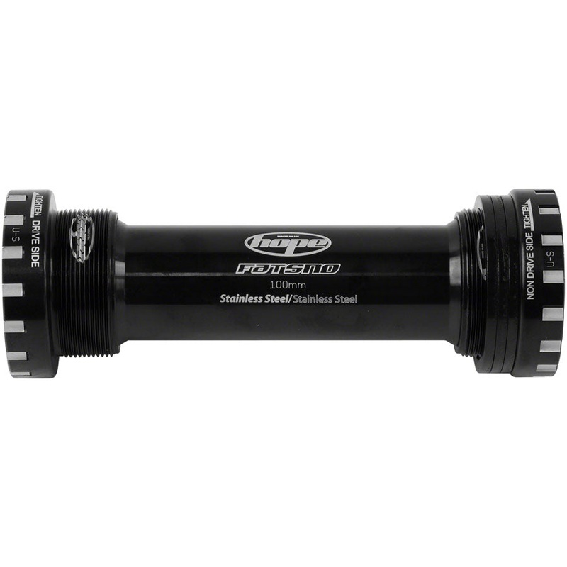 BSA Threaded Bottom Bracket – 100mm Fat Bike For 24mm Spindle Stainless BLK