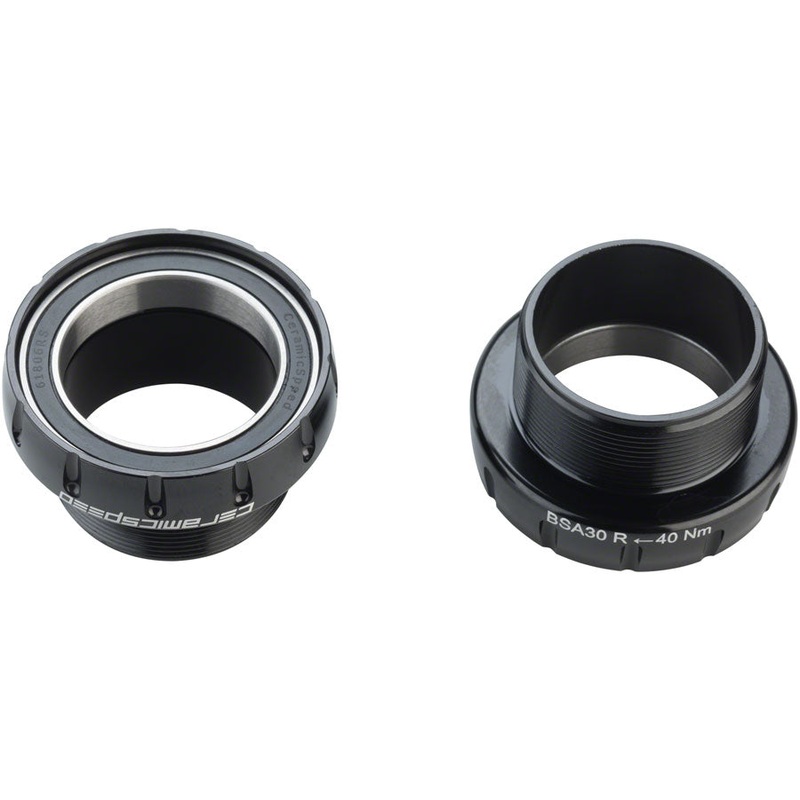 BSA30 Bottom Bracket – BSA Thread 30mm Spindle Black
