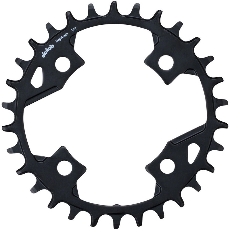 Gamma Pro Mega Tooth Chainring – 30t 82 BCD Aluminum 1 x 11 BLK