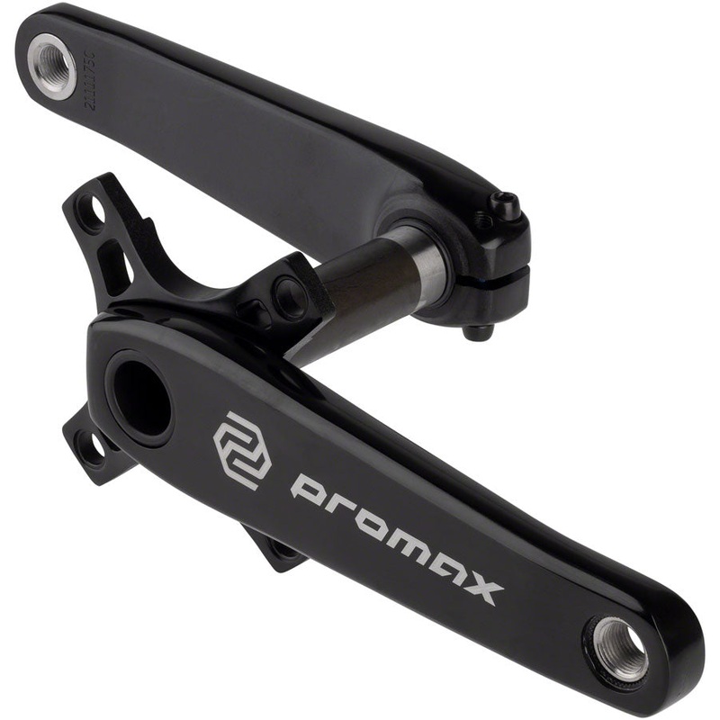 HF-2 Crankset – 180mm 24mm Spindle 2-Piece Black