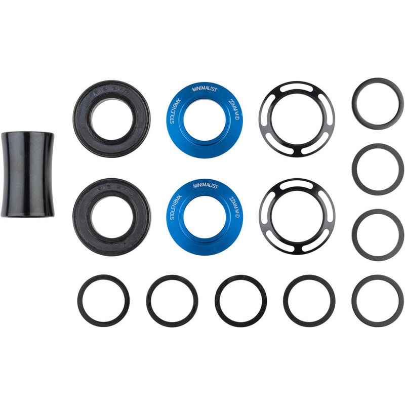 Minimalist Bottom Bracket – Mid 22mm Blue