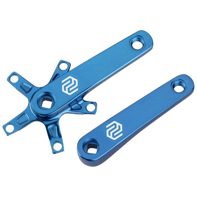 SQ-1 Crank Arm Set – 170mm Square Taper JIS Spindle Interface 110mm BCD Blue