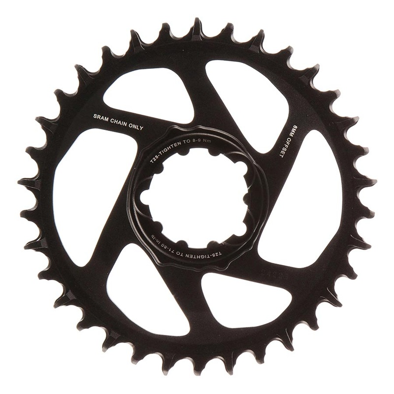 X-SYNC 2 SL 6mm Chainring Teeth: 34 Speed: 11/12 BCD: Direct Mount Single Aluminum Black