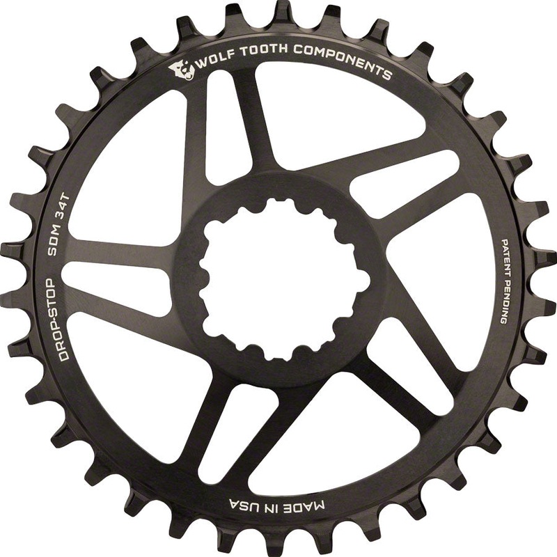 Direct Mount Chainring – 26t SRAM Direct Mount Drop-Stop A For SRAM 3-Bolt Cranksets 6mm Offset BLK