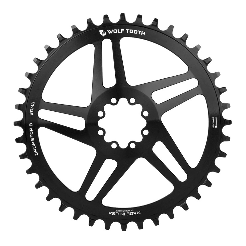 Direct Mount Chainring – 44t SRAM Direct Mount Drop-Stop B For SRAM 8-Bolt Cranksets 6mm Offset BLK