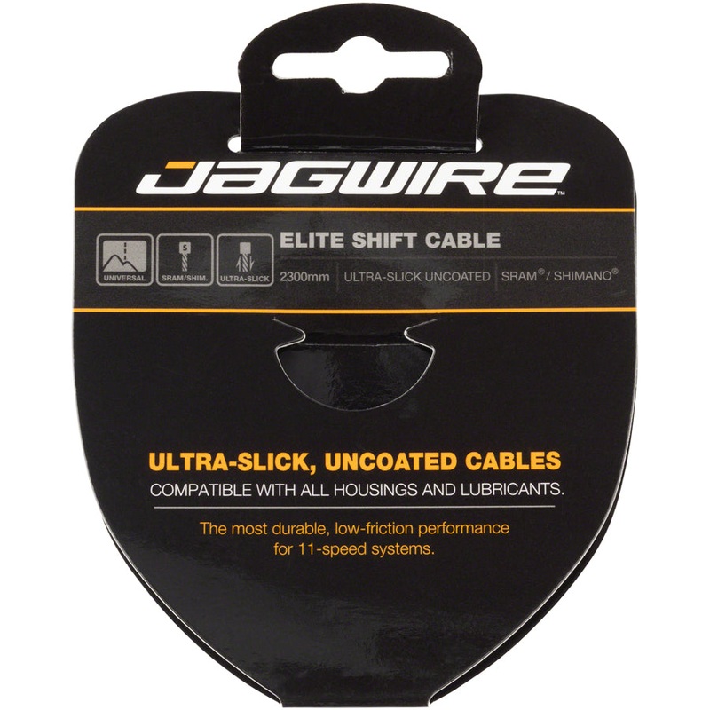 Elite Ultra-Slick Shift Cable – 1.1 x 2300mm Polished Stainless Steel For SRAM/Shimano