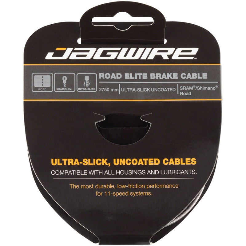 Elite Ultra-Slick Stainless Brake Cable 1.5x2750mm SRAM/Shimano Road