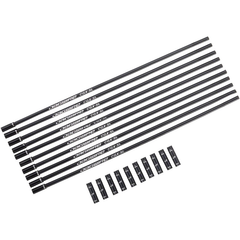 Flexible 4mm Housing Segments Shimano Shadow-Type Road Rear Derailleurs RD-R9100 RD-R8000 RD-R7000 240mm BLK Pack of 10