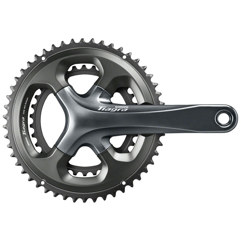 Tiagra FC-4700 Crankset – 172.5mm 10-Speed 48/34t 110 Asymmetric BCD Hollowtech II Spindle Interface Gray