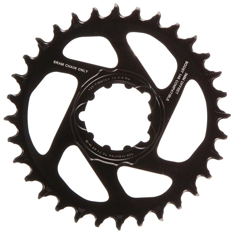 X-Sync 2 Eagle SL Direct Mount Chainring 32T Boost 3mm Offset BLK Gray Logo