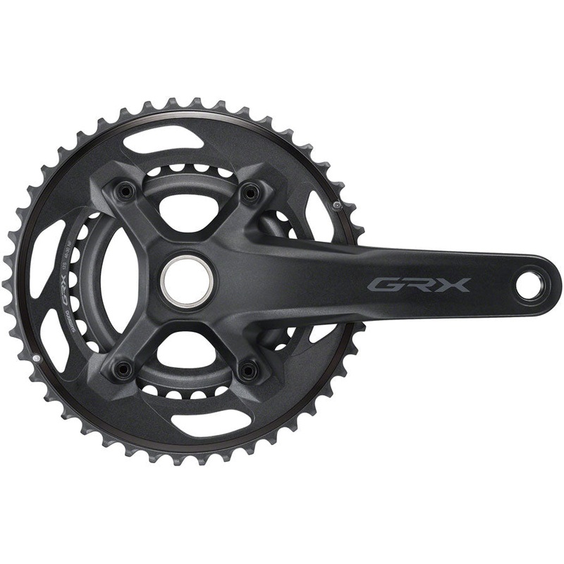 GRX FC-RX610-2 Crankset – 175mm 12-Speed 46/30t 110/80 BCD Hollowtech II Spindle Interface BLK