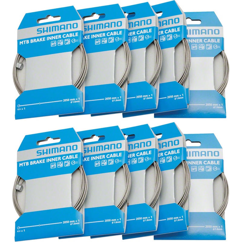 MTB/Road Brake Cable 1.6 x 2050mm Box/10